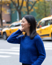 Avenue Pullover Kit: Earthy DK in Butterfly Pea Flower (PREORDER!)