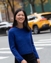 Avenue Pullover Kit: Earthy DK in Butterfly Pea Flower (PREORDER!)